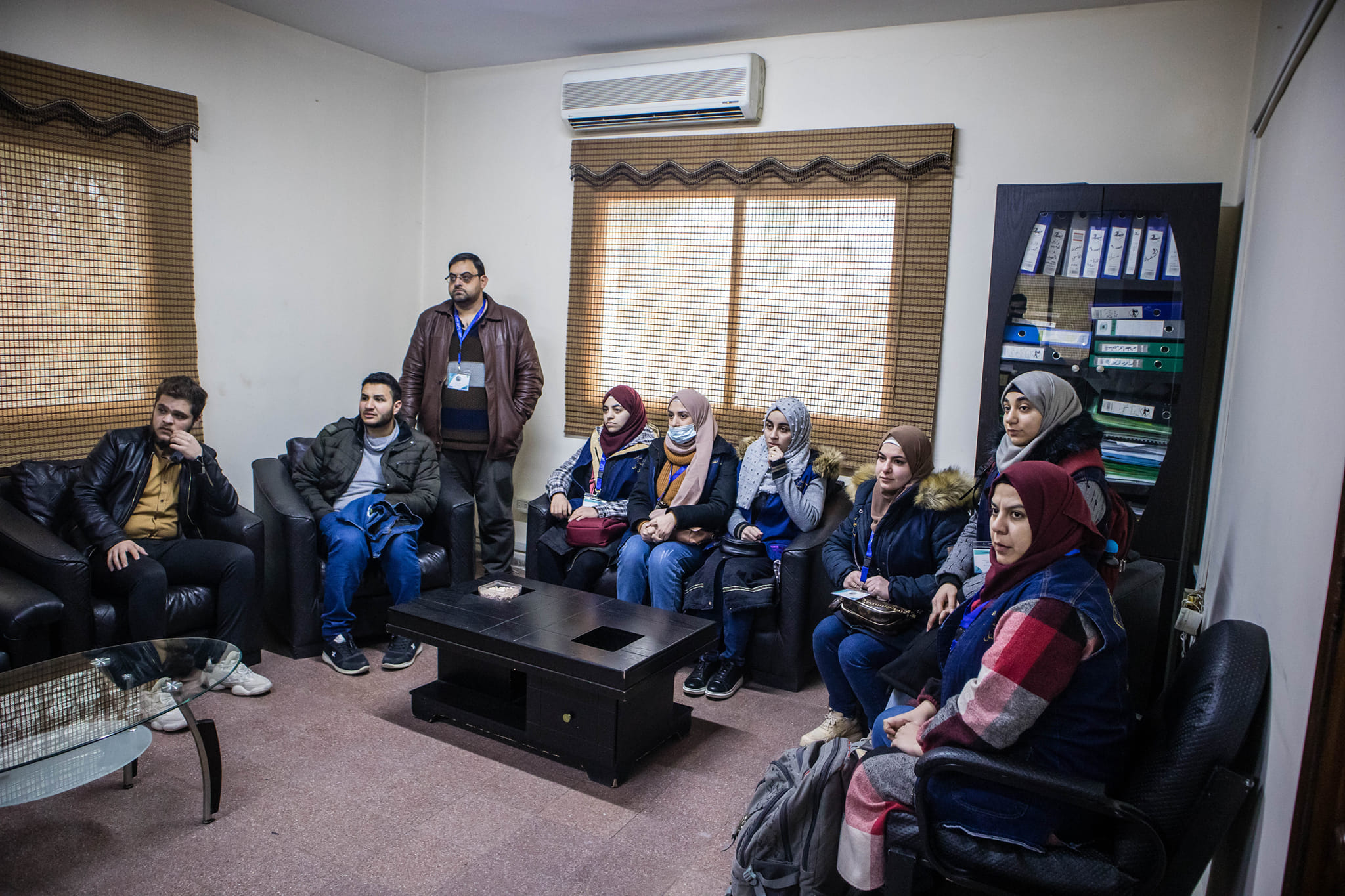 اجتماع مع مدير الشؤون الاجتماعية